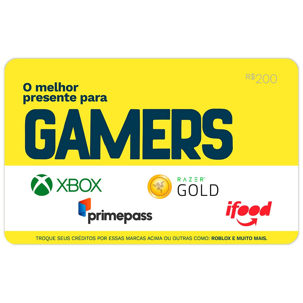 Comprar Gift Card Digital ROBLOX Cartão Presente Recarga - de R$25