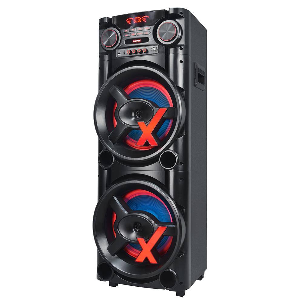 imagem-Torre de Som Amvox ACA 1900 NEW X com Bluetooth, Rádio FM e Função Power X – 1900W