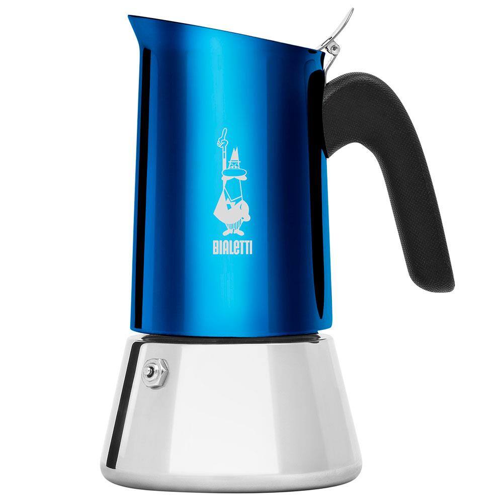 Cafeteira Italiana Bialetti Vênus em Inox 6 Xícaras – Azul