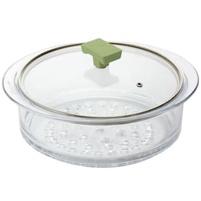 Vaporeira Steamer em Vidro Ghidini Vera - 24 cm
