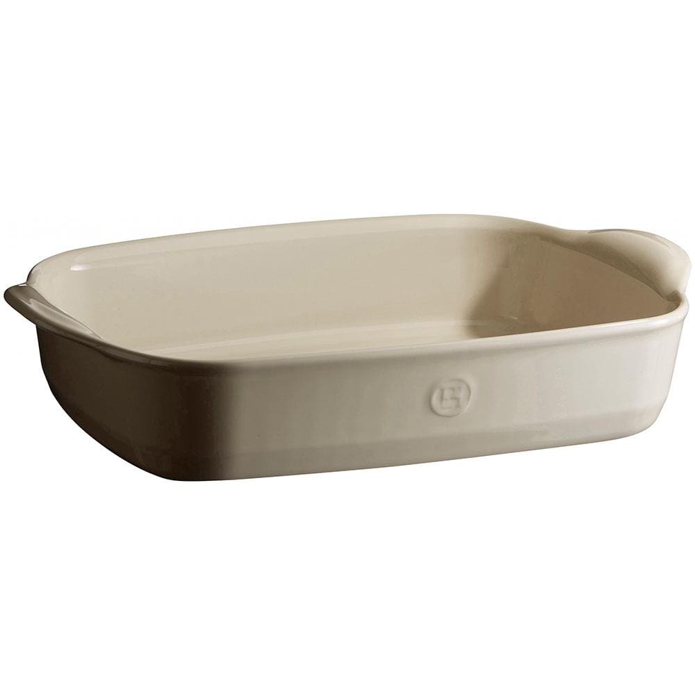 Travessa Retangular Emile Henry em Cerâmica 29x19 cm - Areia