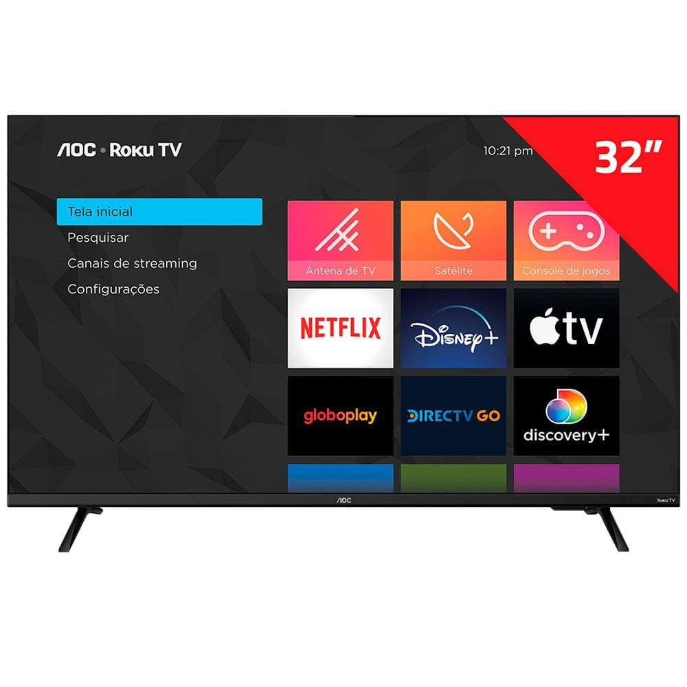 Smart TV LED 32 Polegadas TCL L32S4900S com Wi-Fi e HDMI USB