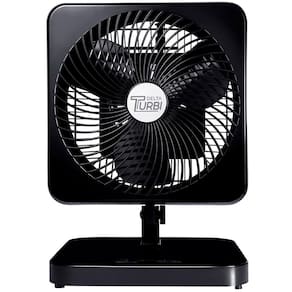 Ventilador de Mesa 2 em 1 Venti-Delta Turbi Max 130 W com 3 Velocidades - Preto
