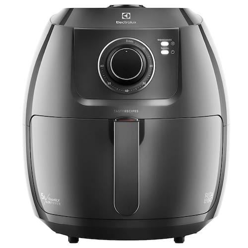 Fritadeira Elétrica Sem Óleo Air Fryer Electrolux Family Efficient Por Rita Lobo EAF50 5L – Grafite