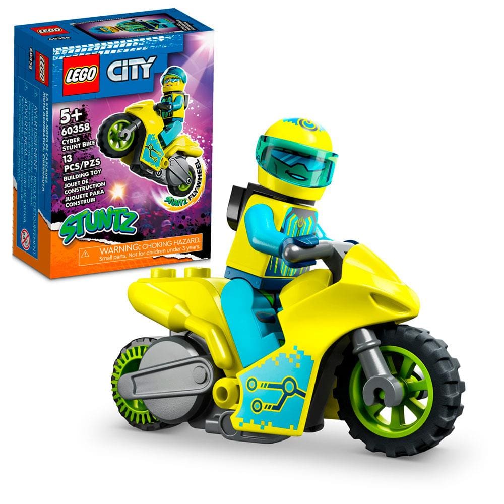 LEGO City: Cibermoto de Acrobacias 60358 - 13 Peças