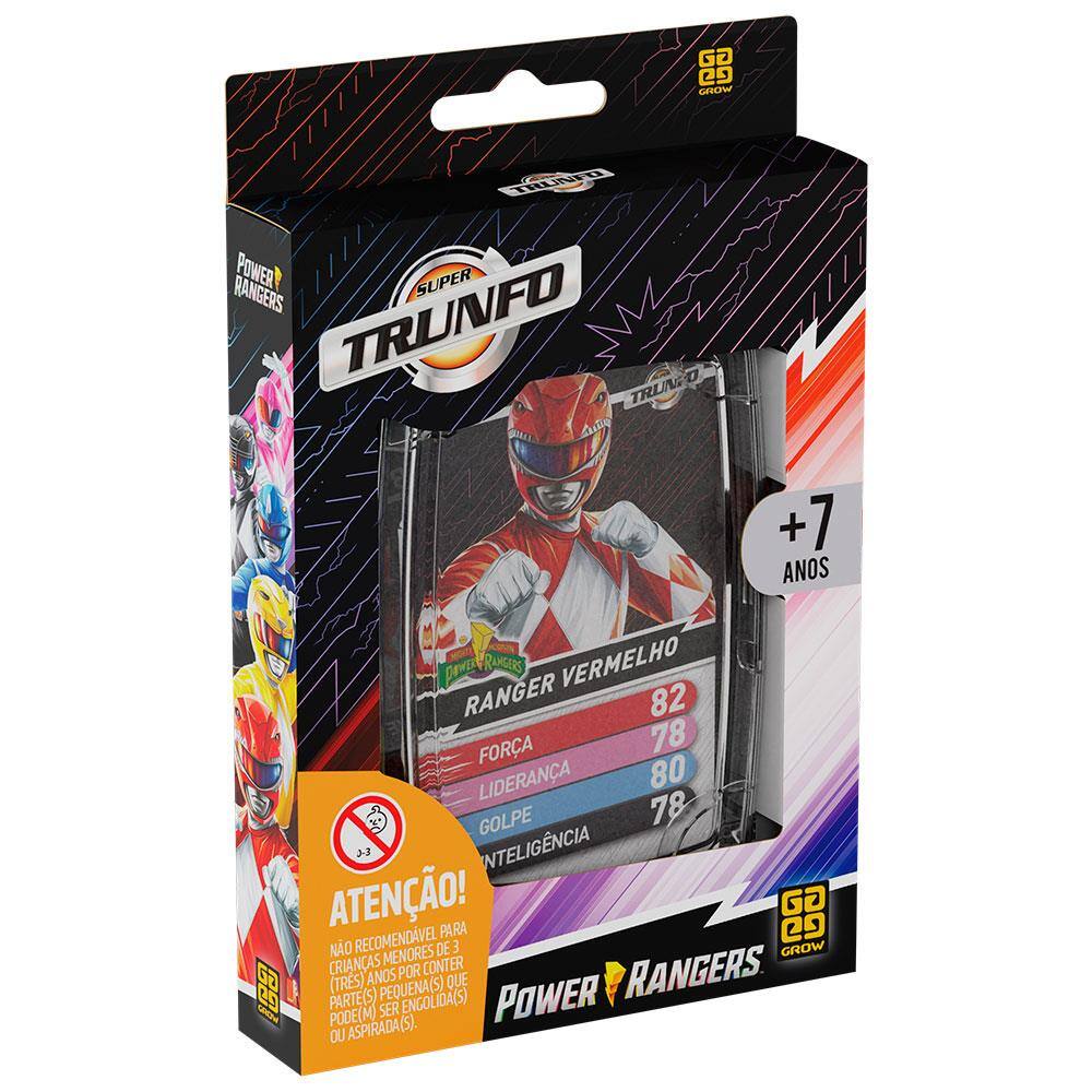 Jogo Super Trunfo Power Rangers 4261 Grow