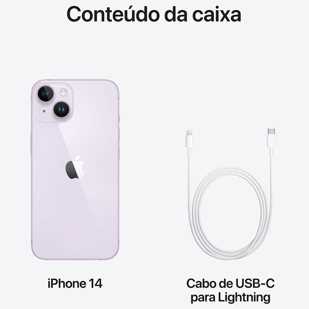 Apple iPhone 14 512GB Roxo | Casas Bahia