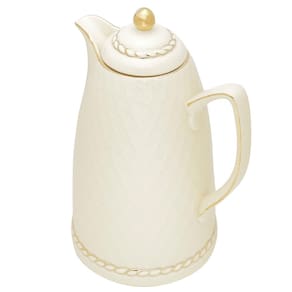 Garrafa Térmica Wolff em Porcelana Renda Creme - 900ml