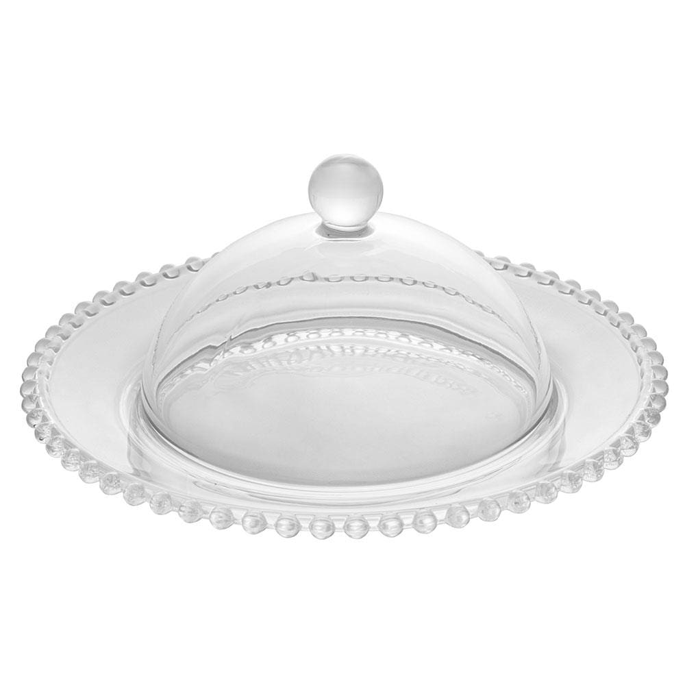 Queijeira de Cristal Wolff Gourmet Transparente - 20 cm