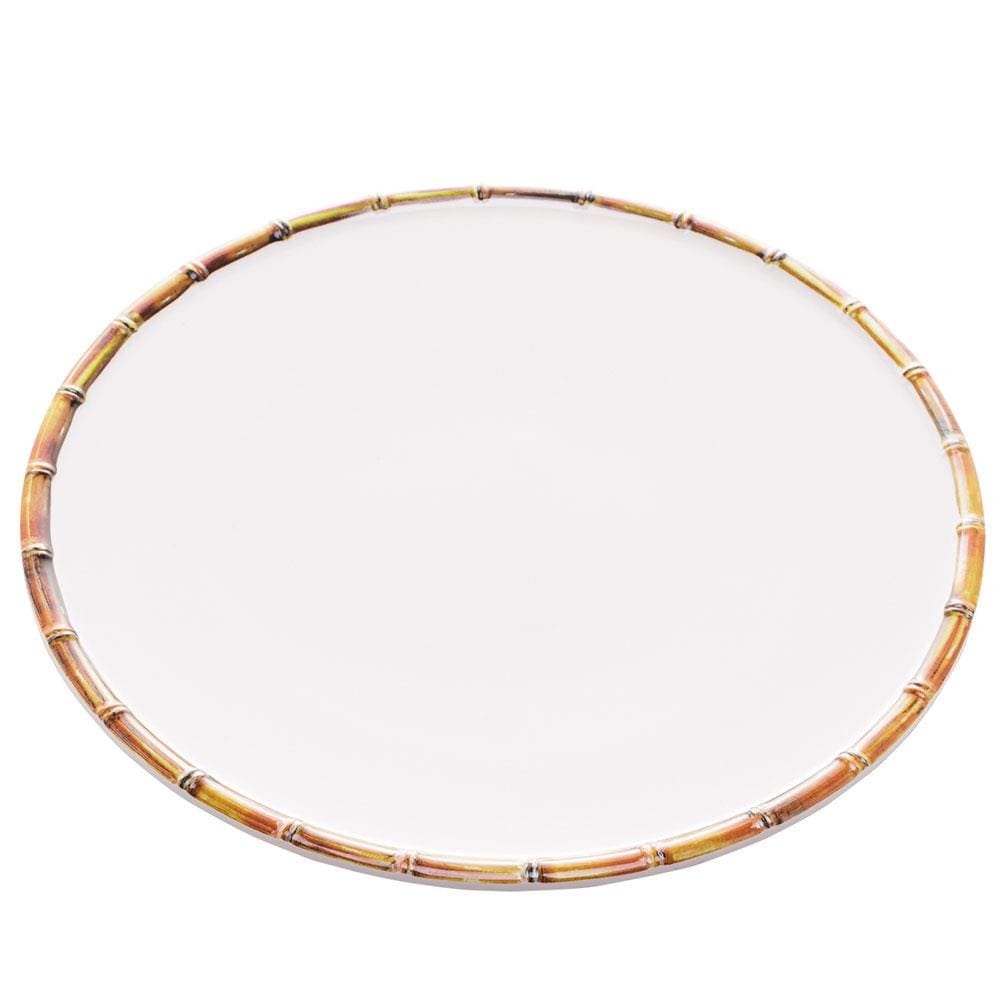 Sousplat de Melamina Wolff Mesa Branco - 33 cm
