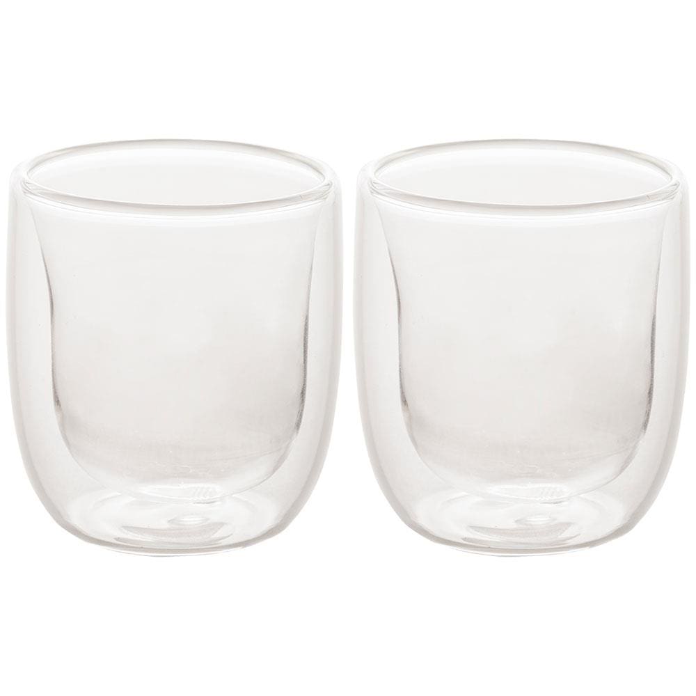 Conjunto de Copos para Café Wolff com Parede Dupla 100 ml - 2 Peças