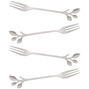Conjunto Garfos para Aperitivo Wolff Gourmet Prata - 4 Peças