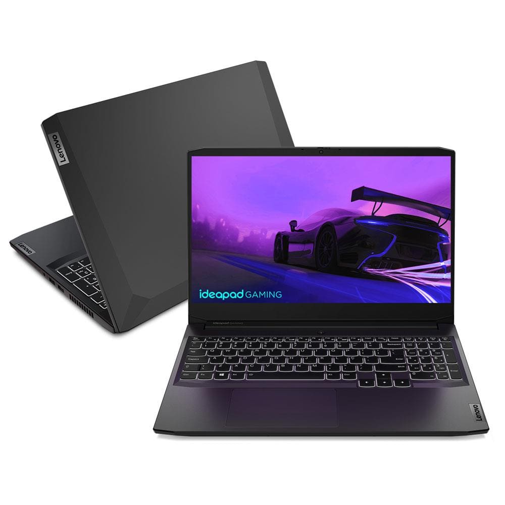 Notebook Lenovo Ideapad Gaming 3i i5-11300H 8GB 512GB SSD Placa Dedicada NVIDIA® GeForce® GTX 1650 4GB 15.6"" FHD WVA Linux 82MGS00200 Shadow Black