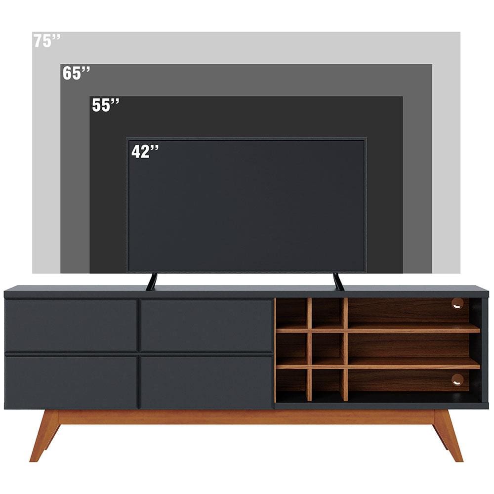 Rack Colibri Noronha com 180 cm de Largura, | Casas Bahia