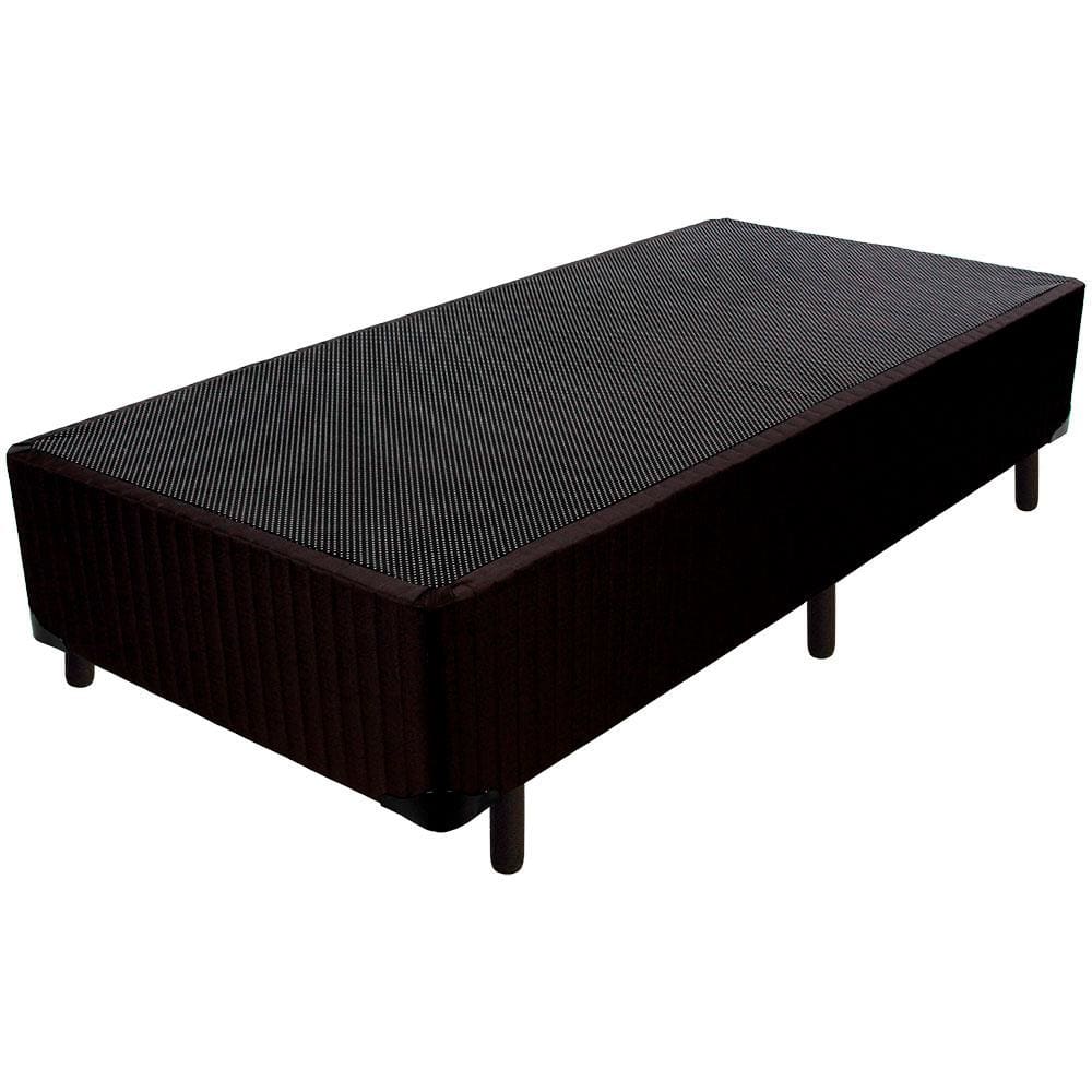 Base Box para Colchão de Solteiro Luckspuma Barcelona Spring 36x88x188cm - Chumbo
