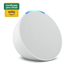 Smart Speaker Echo Pop Compacto com Som Envolvente e Alexa - Branco