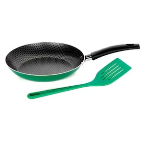 Frigideira Color Pop Multiflon com Espátula Verde - 20cm