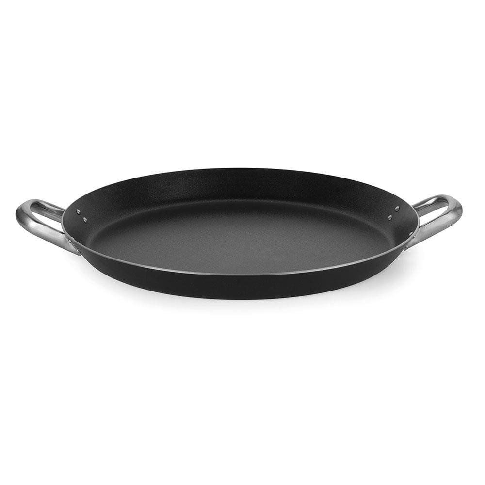 Paellera Profissional Multiflon G em Alumínio e Antiaderente 43cm - Preta