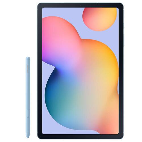 Tablet Samsung Tab S6 Lite P619 com Caneta S Pen, Capa Protetora, Tela 10,4”, 64GB, 4G, Wi-Fi, Câmera 8MP, Android 13 e Processador Octa Core – Azul