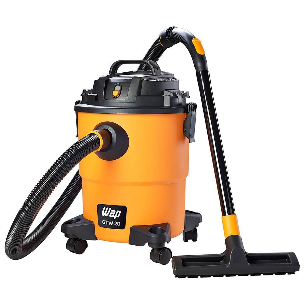 Aspirador de Pó e Água WAP GTW 20 1600W com Motor Universal e 160 mbar - Amarelo/Preto