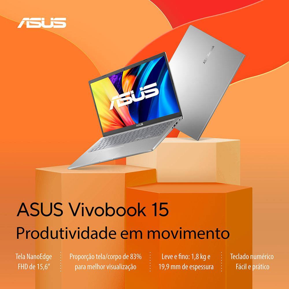 Notebook Asus Vivobook Intel Core I3 | Casas Bahia
