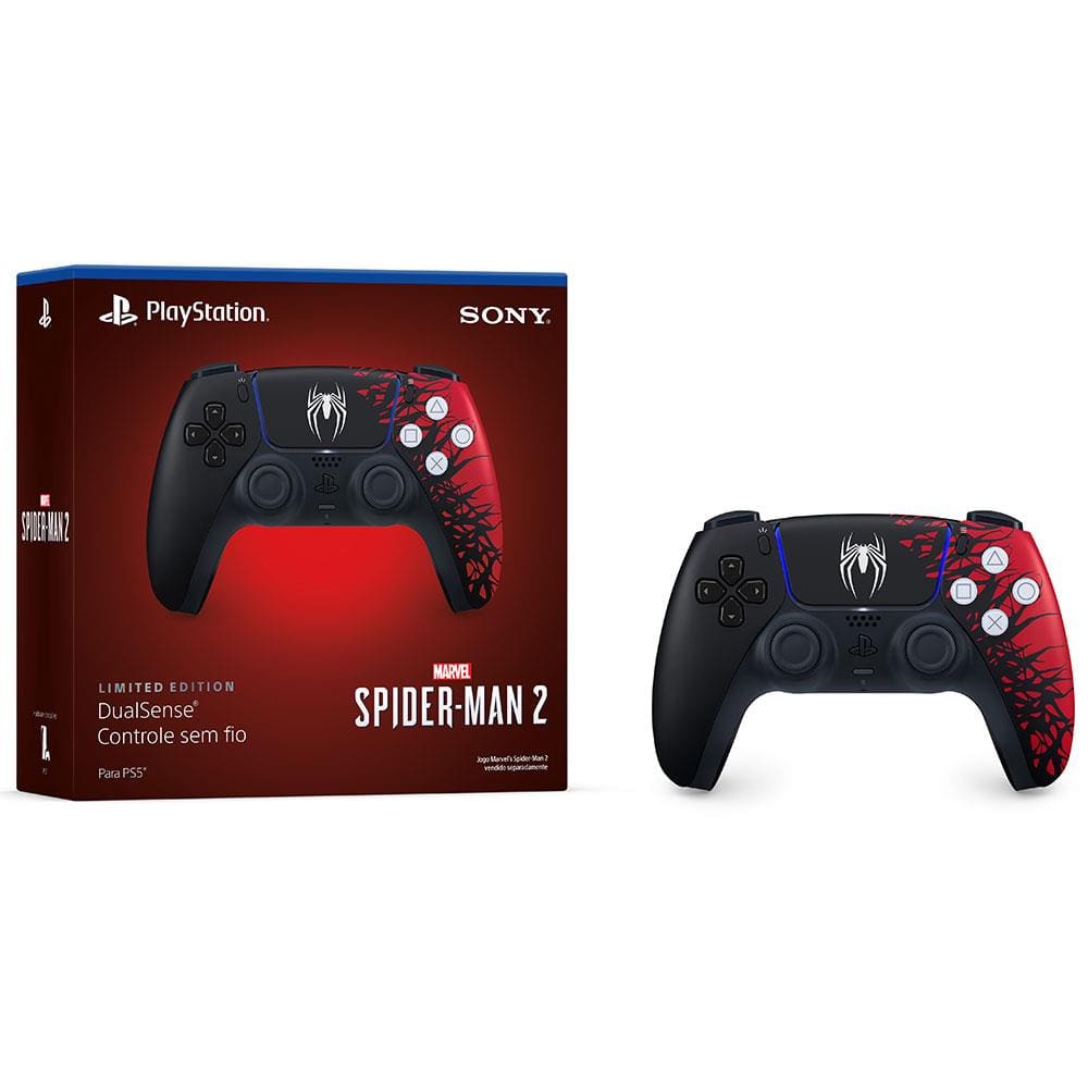 Controle sem fio DualSense Marvel's Spider-Man 2 Limited Edition