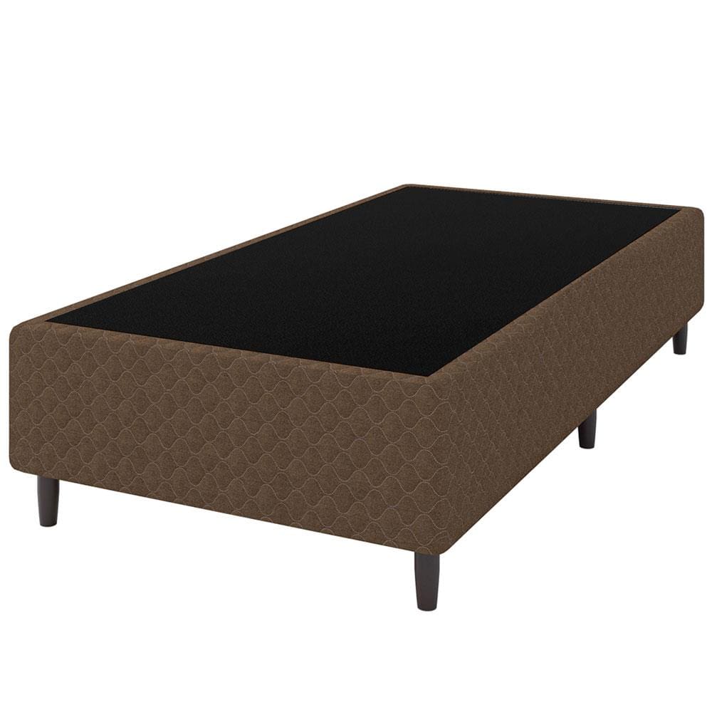 Base Box para Colchão de Solteiro Umaflex Bello 38x88x188cm - Marrom