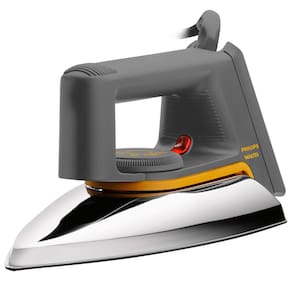 Ferro de Passar a Seco Philips Walita HD1172 com Controle de Temperatura e Ponta de Precisão - Cinza