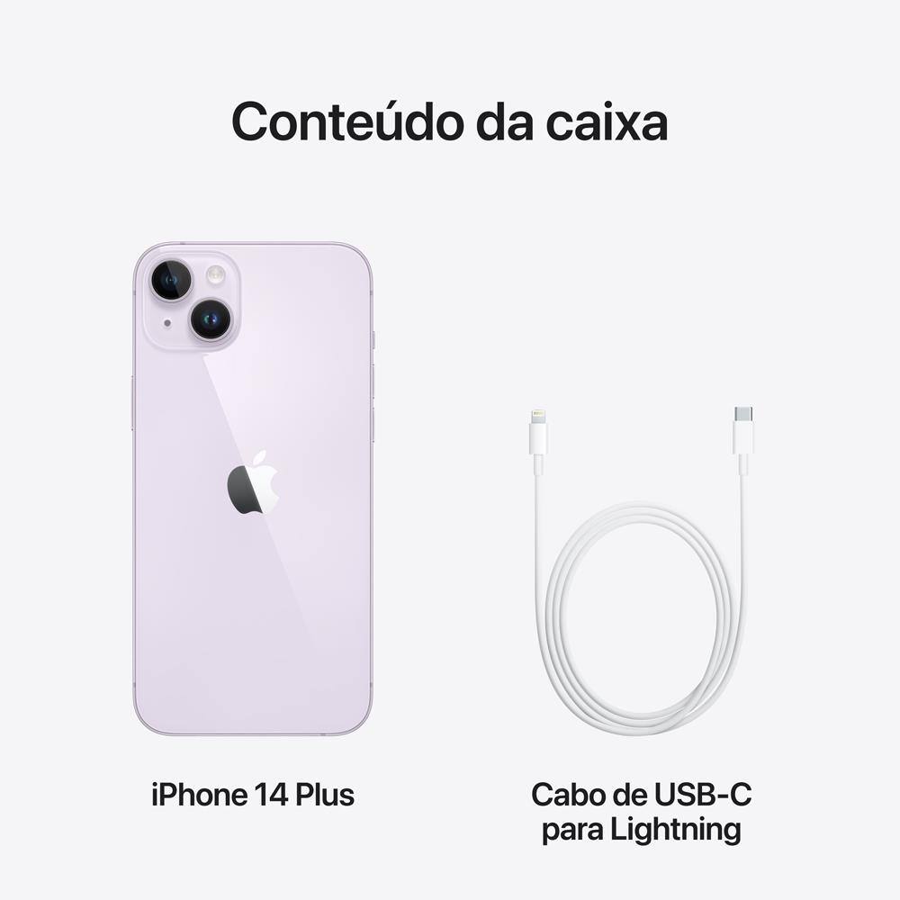 Apple iPhone 14 Plus 128GB - Roxo | Casas Bahia