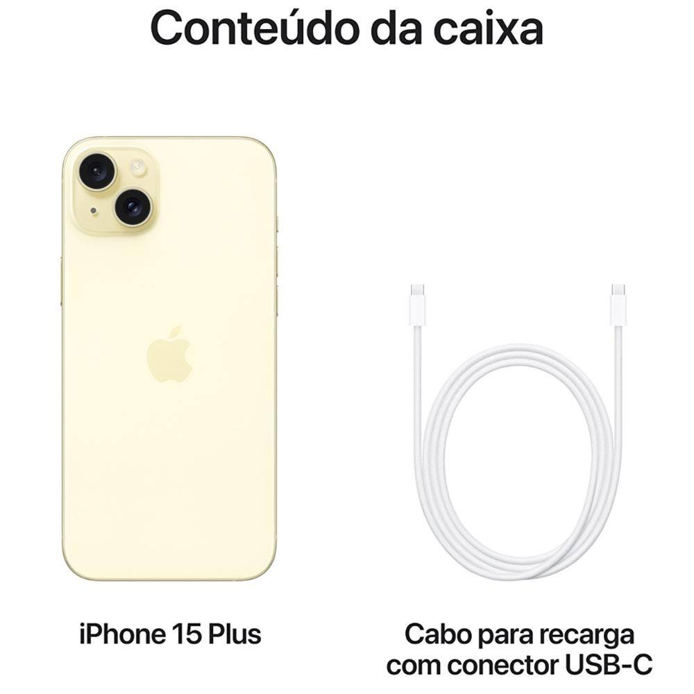 Apple iPhone 15 Plus 256 GB | Casas Bahia