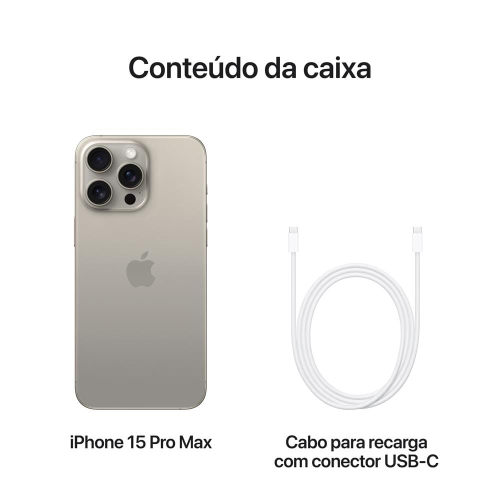 Apple iPhone 15 Pro Max 256GB | Casas Bahia
