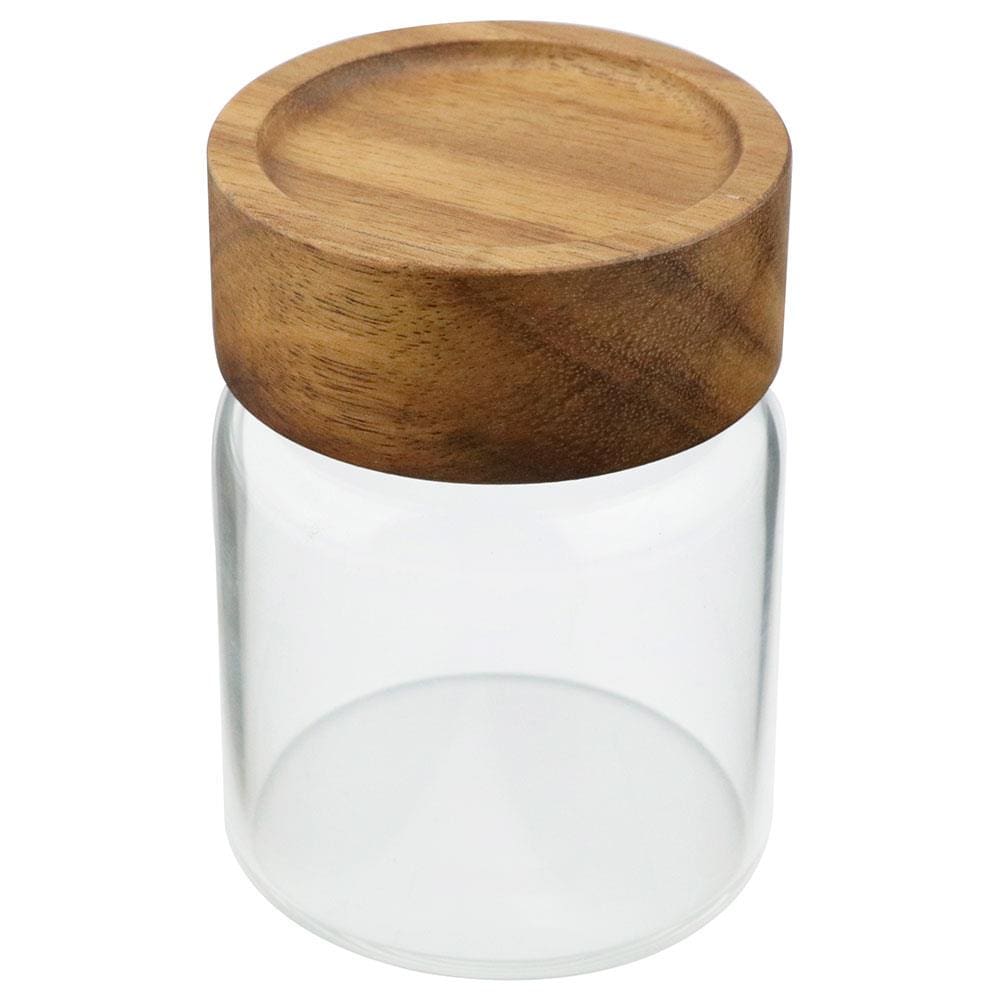 Porta Mantimento Dynasty em Vidro Borossilicato e Tampa em Madeira - 200ml