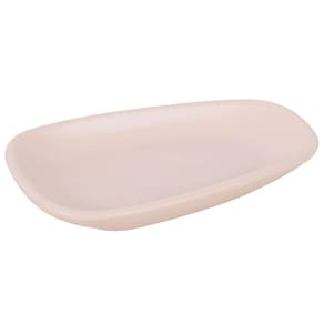 Prato Oval L’Hermitage Sumatra em Cerâmica 8,80 x 15,40 cm - Marfim