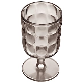 Taça L'hermitage Bubble em Acrílico Fumê 340ml - 6 Peças