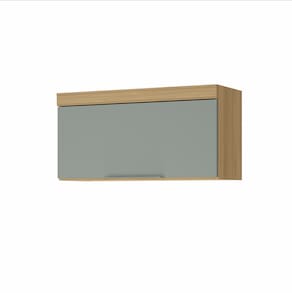 Armário Aéreo Nesher Marquesa em MDF 15mm com 1 Porta e 1 Prateleira - 80cm de largura