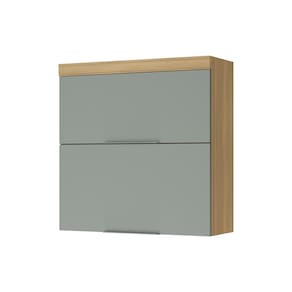 Armário Aéreo Nesher Marquesa em MDF 15mm com 2 Portas e 1 Prateleira - 80cm de largura