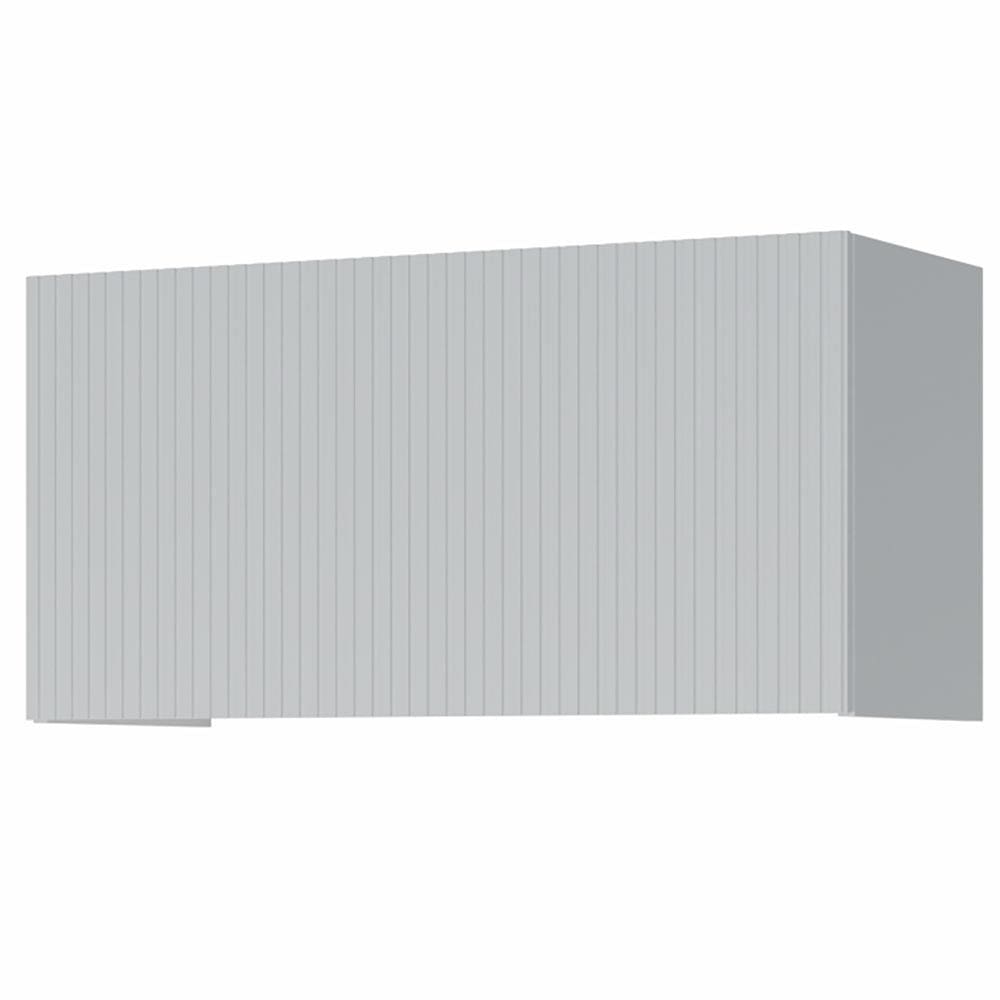 Armário de Geladeira Nesher Rainha em MDF 15mm com 1 Porta e 1 Prateleira - 80cm de largura - Branco