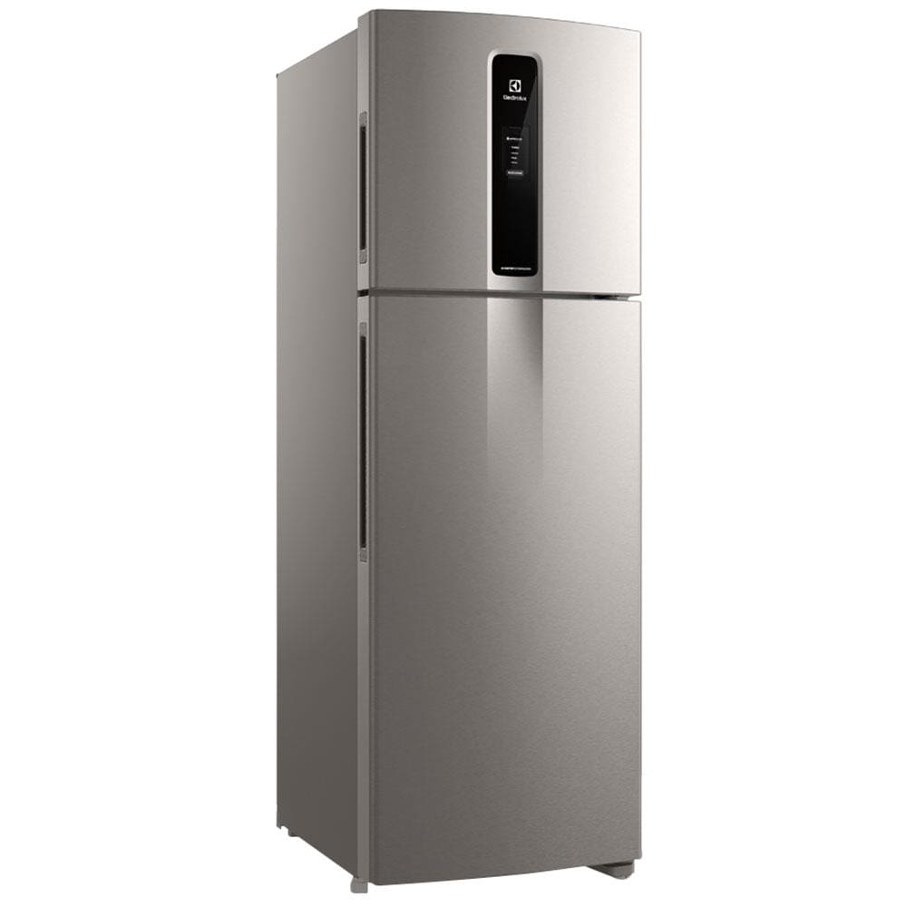 Geladeira Electrolux Inverter Frost Free IF43S Duplex Efficient com AutoSense 390L - Inox - 220V