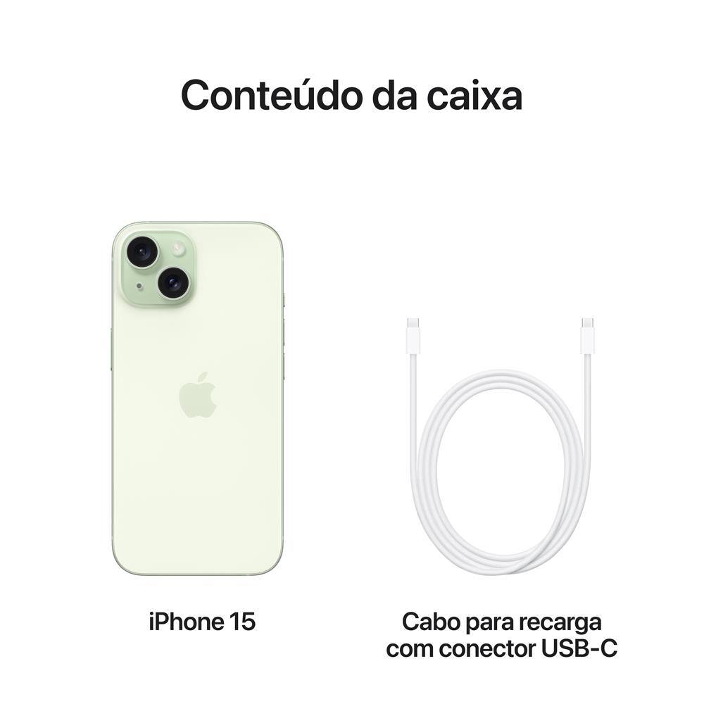 Apple iPhone 15 128GB - Verde | Casas Bahia