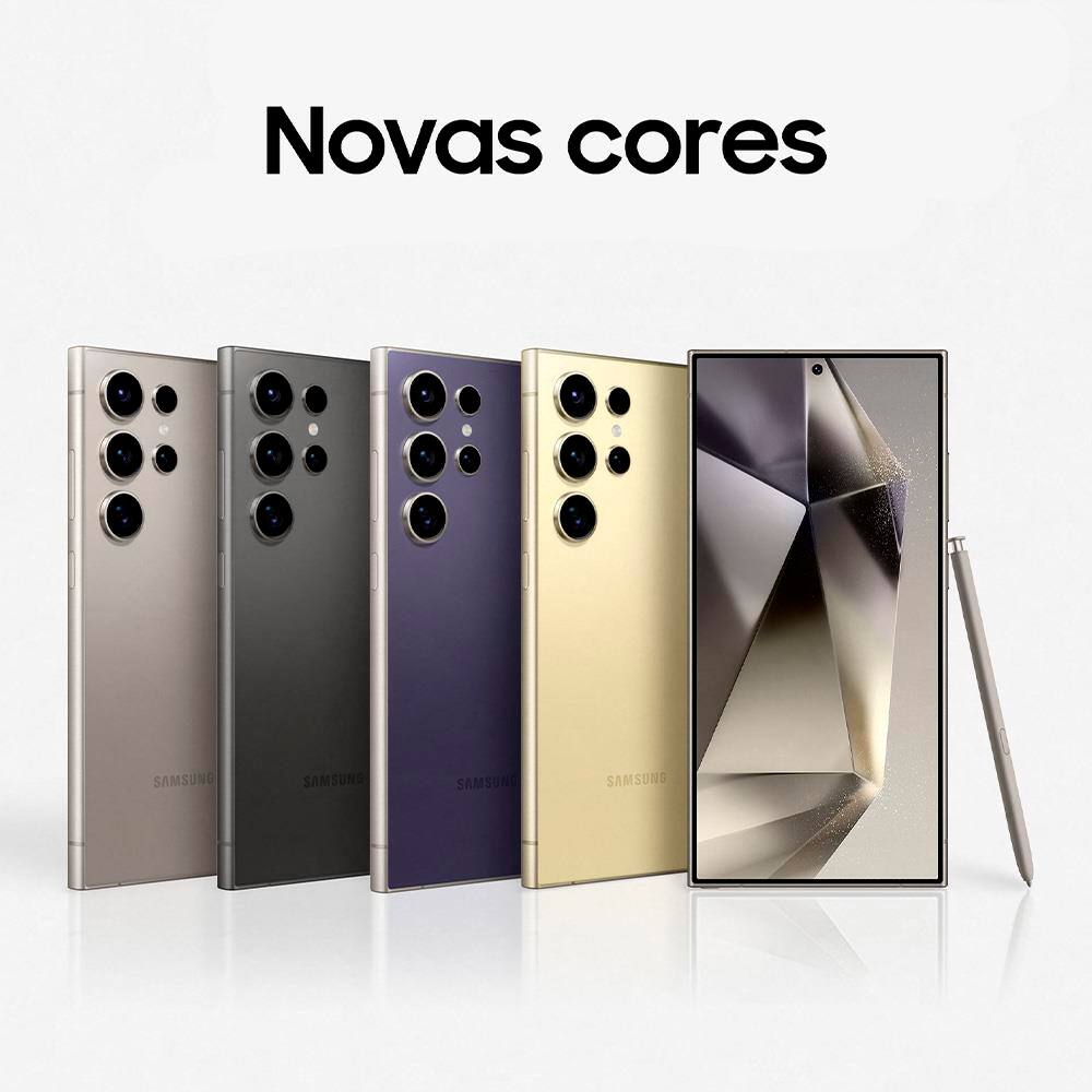 Smartphone Samsung Galaxy S24 Ultra Titânio | Casas Bahia