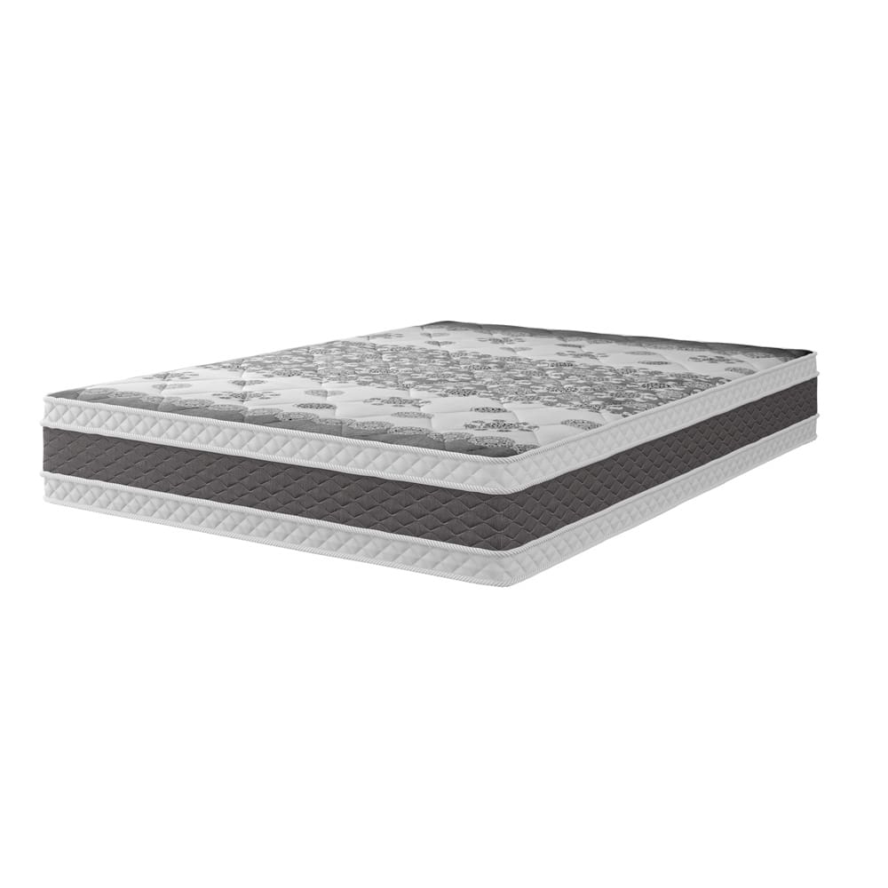 Colchão Casal Umaflex Diamont com Molas Ensacadas 28 x 138 x 188 cm – Cinza/Branco