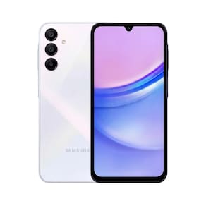 Smartphone Samsung Galaxy A15 4G Azul Claro 128GB, 4GB RAM, Processador Octa-Core, Câmera Tripla Traseira, Selfie de 13MP, Tela Infinita de 6.5" 90Hz
