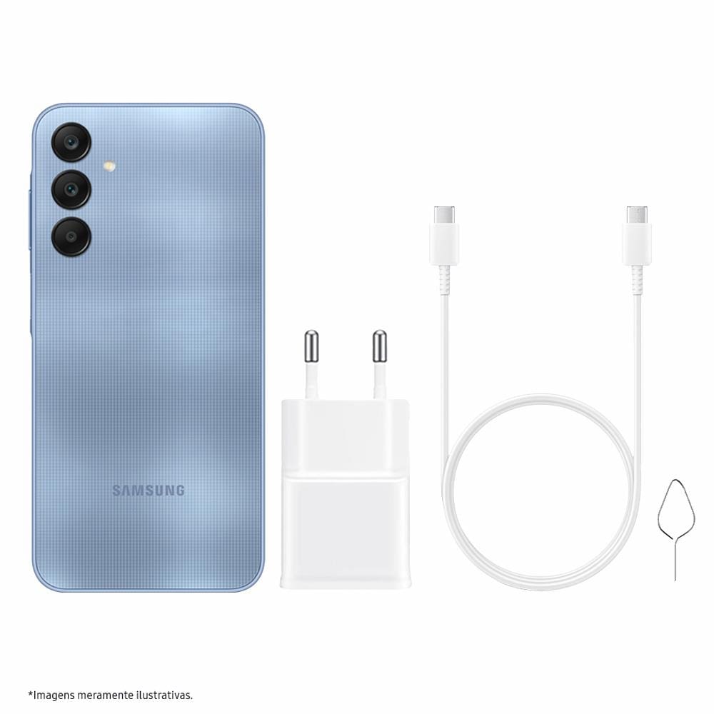 Smartphone Samsung Galaxy A25 5G Azul | Casas Bahia