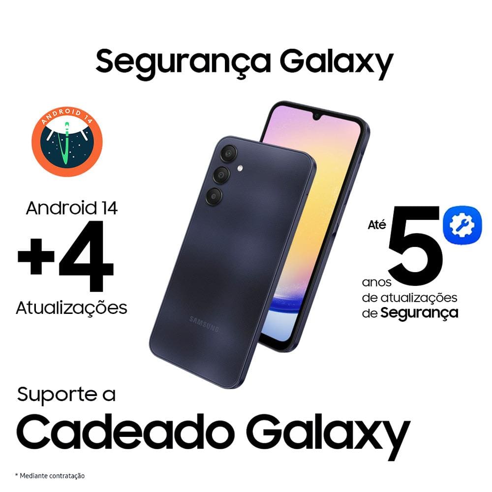 Smartphone Samsung Galaxy A25 5G Azul | Casas Bahia