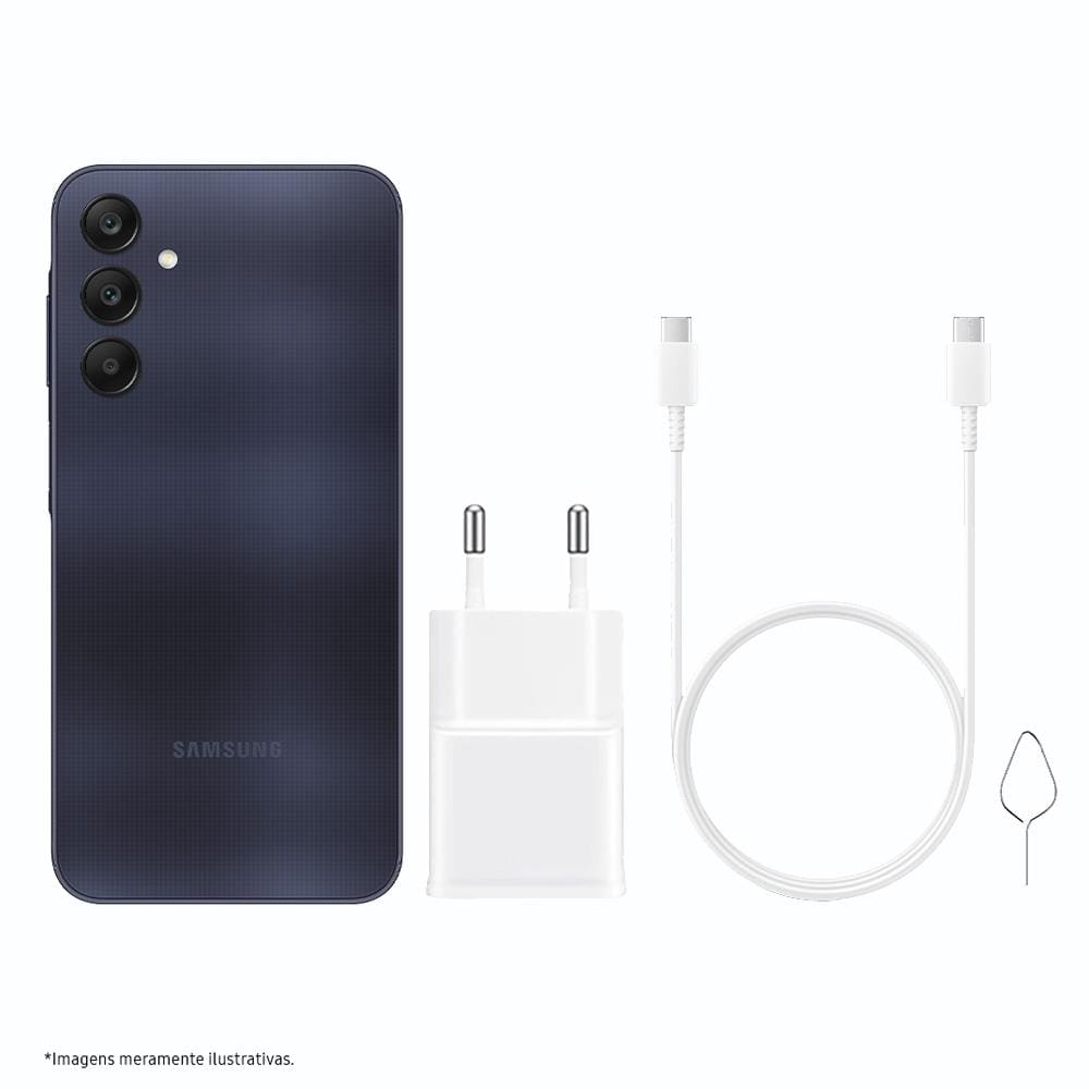 Smartphone Samsung Galaxy A25 5G Azul | Casas Bahia