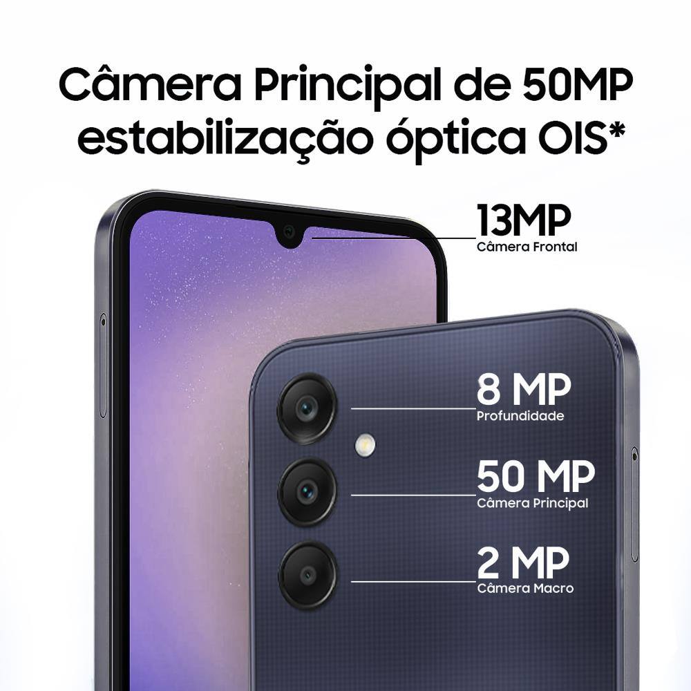 Smartphone Samsung Galaxy A25 5G Azul | Casas Bahia
