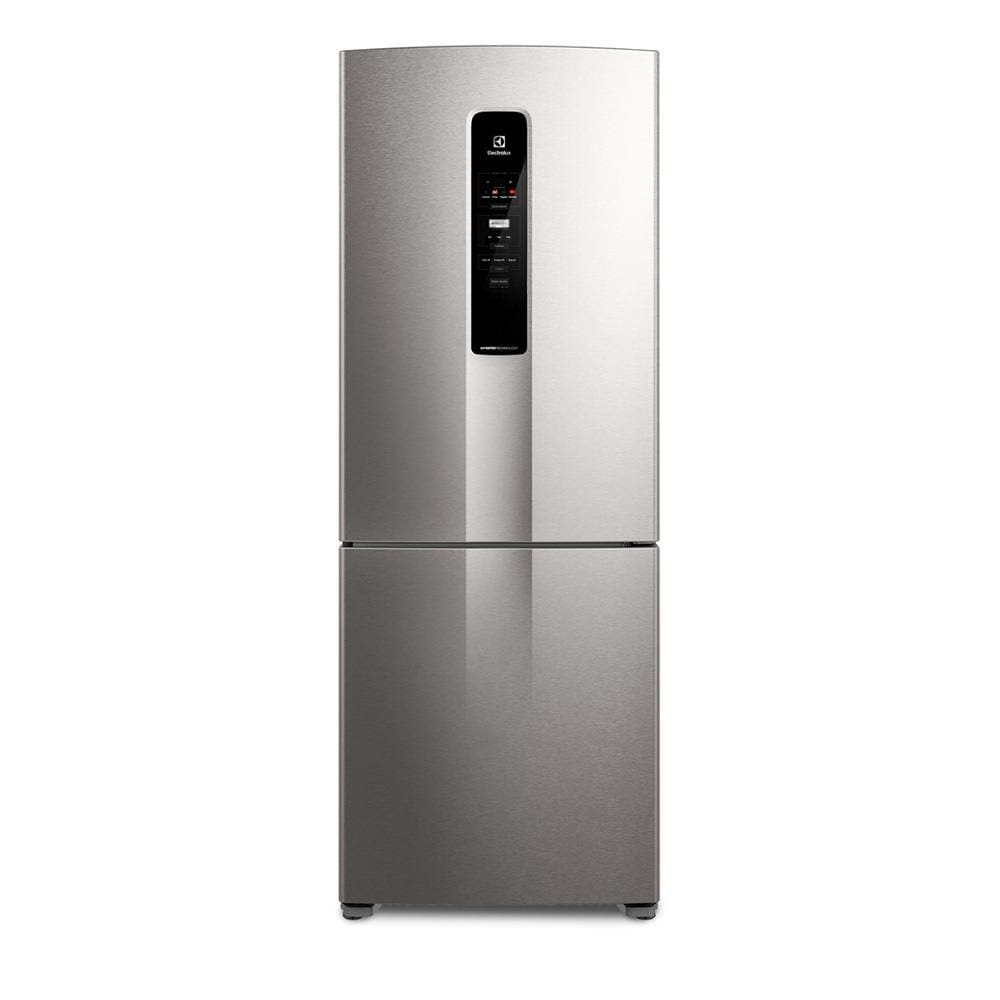 Geladeira Electrolux IB7S Frost Free Inverse Efficient com AutoSense Inox Look - 490L - 220V