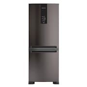 Geladeira Brastemp BRE57FE Frost Free Inverse com Painel Digital, Turbo Freezer e Ice Black Inox – 447 L