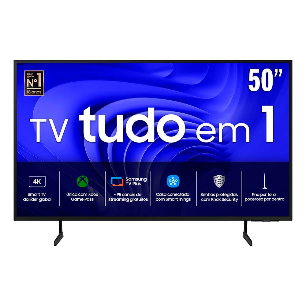 Smart tv 65 4k uhd led samsung 65du7700 wi fi alexa 3 hdmi | Casas Bahia