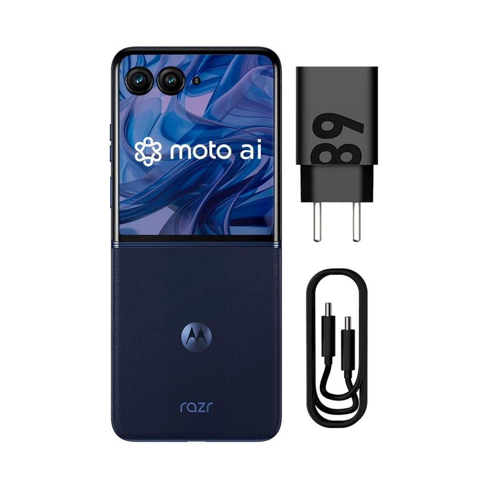 Smartphone Motorola Razr 50 Ultra Navy | Casas Bahia